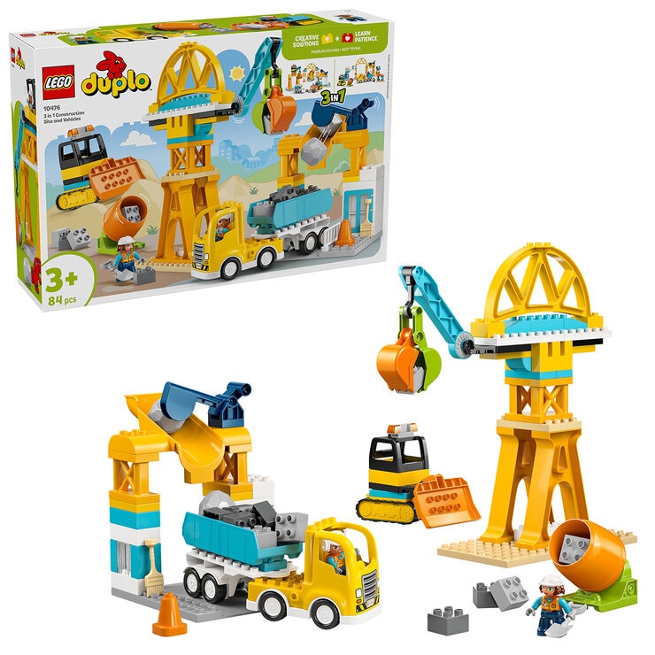 LEGO DUPLO 3 In 1 Construction Site And Vehicles 10476