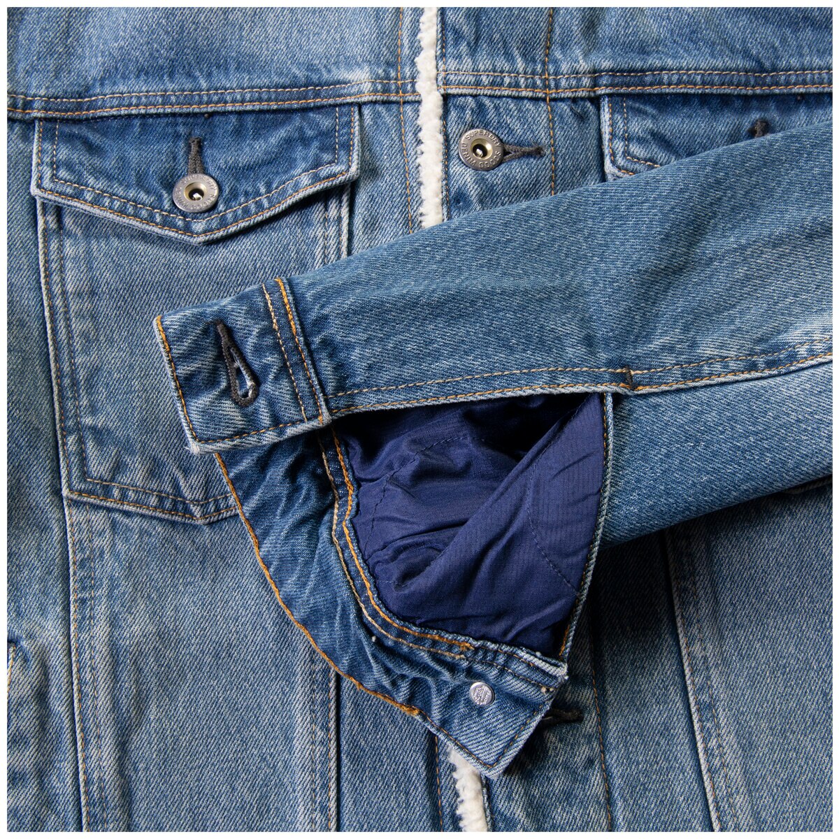 Superdry Highwayman Trucker Jacket Blue