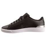 Puma Vikky V3 Leather Metallic Shine Black Silver