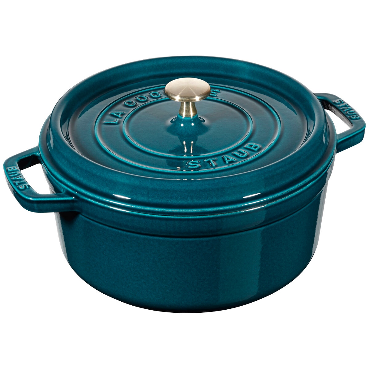 Staub Cocotte Round La Mer 24 cm Teal Costco Australia