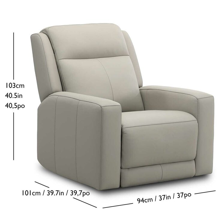 Simon Li Furniture Leather Power Recliner