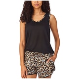 Betsey Johnson 3 Piece PJ Set - Black
