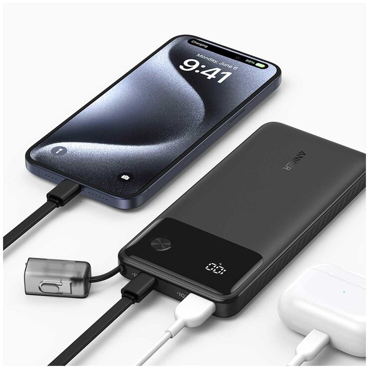 Anker 10K 22.5W Power Bank Black A1388H11 Anker 10K 22.5W Power Bank Black A1388H11