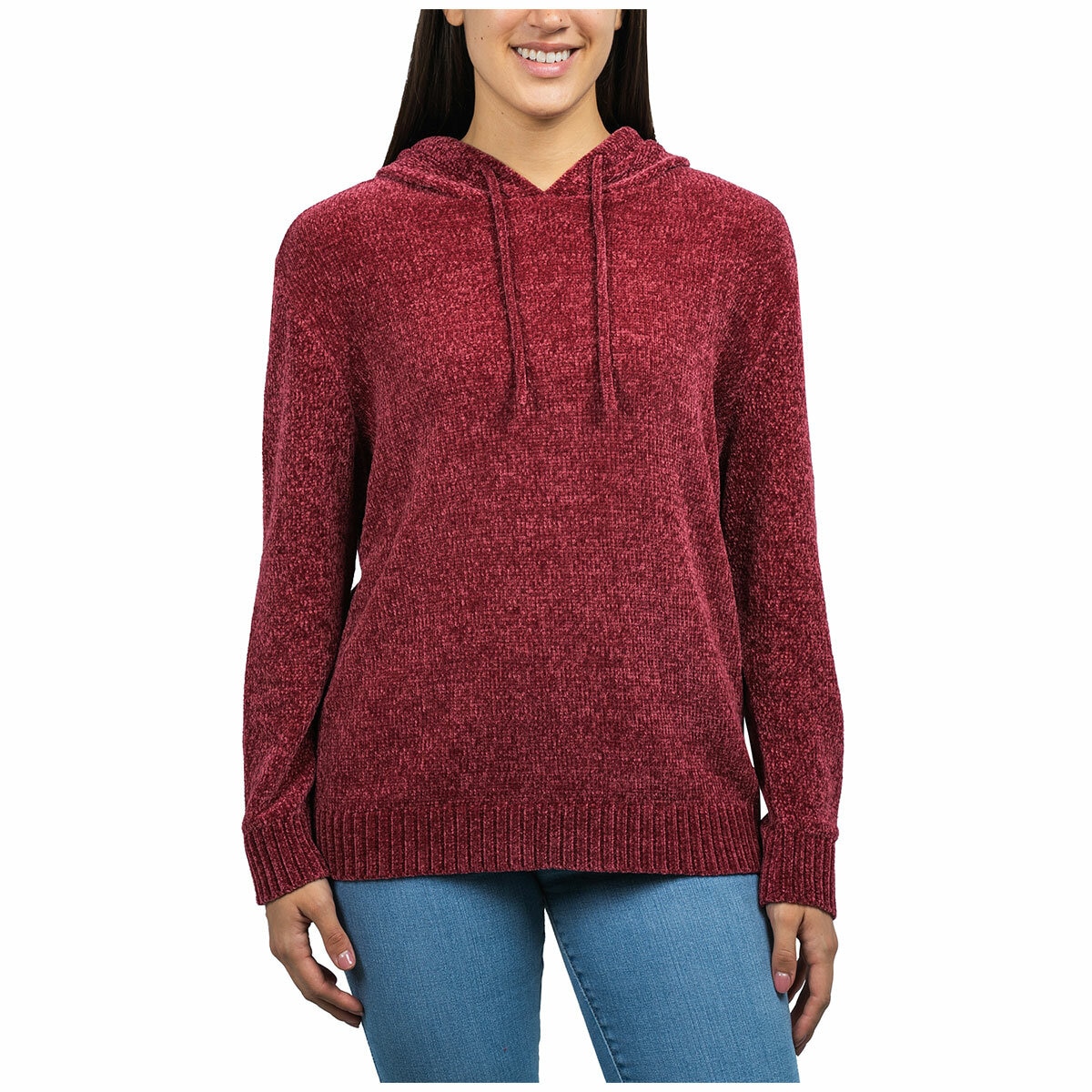 Jachs Girlfriend Women's Chenille Hoodie Sweater