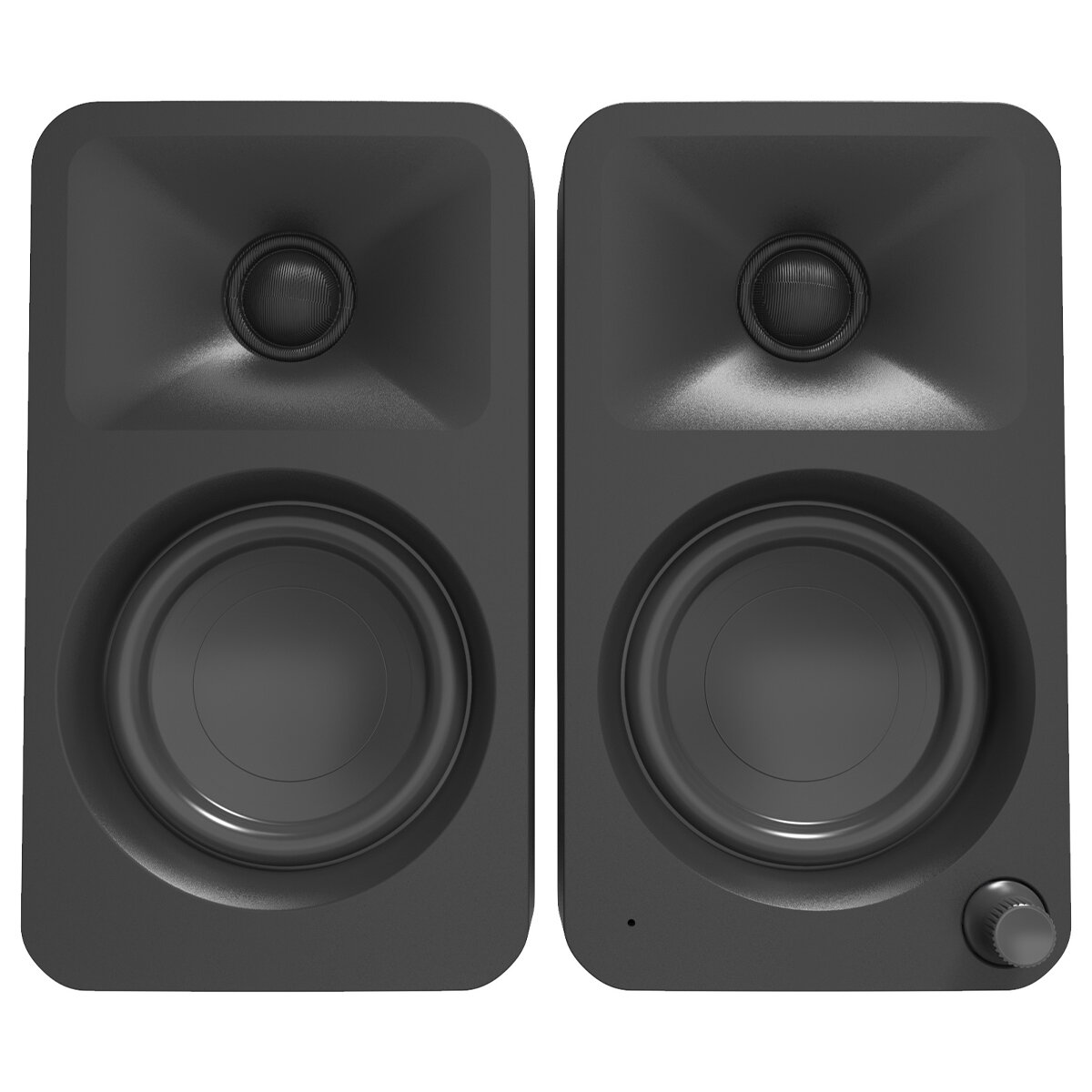Kanto ORA 100W Powered Reference Desktop Computer Speakers Black KO-ORA-1