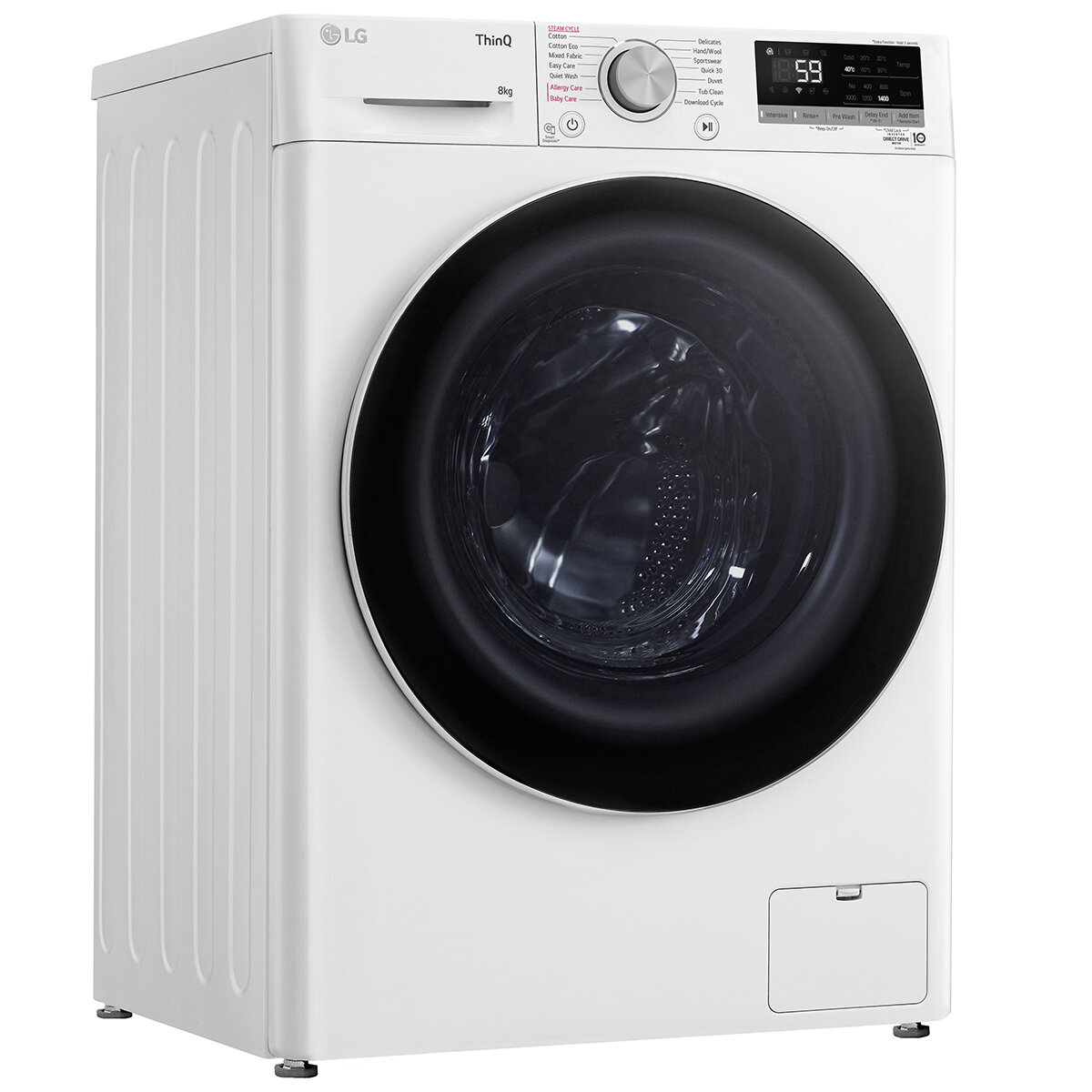 LG 8kg Front Load Washer WV5-1408W White