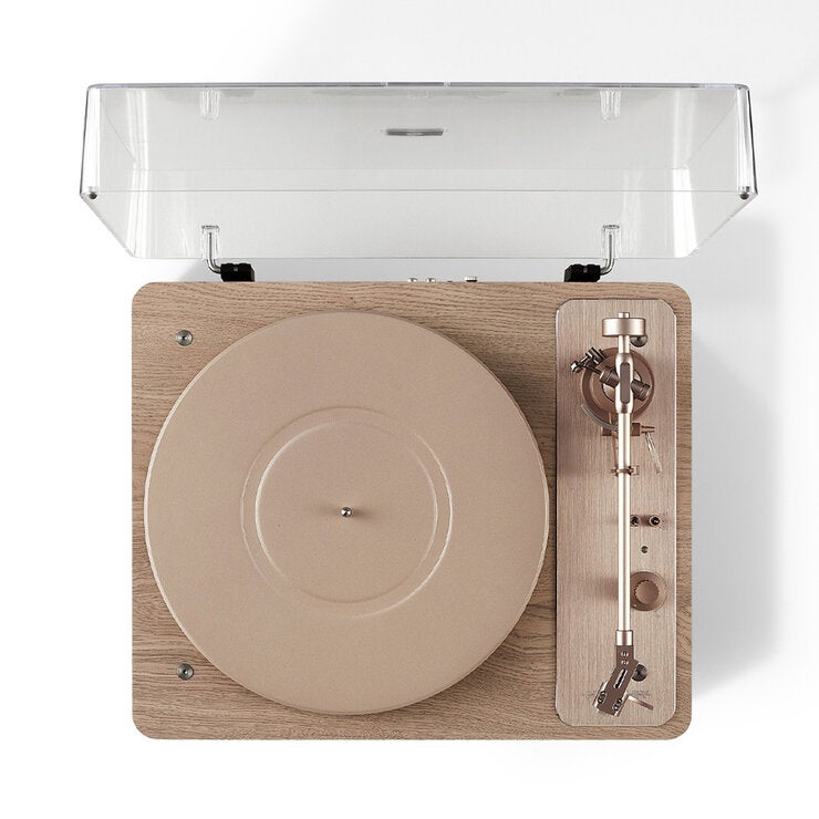 Crosley Record Player Shelf System E100 Natural
