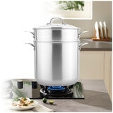 Linkfair Stainless Steel Stockpot With Steamer 15L Linkfair Stainless Steel Stockpot With Steamer 15L