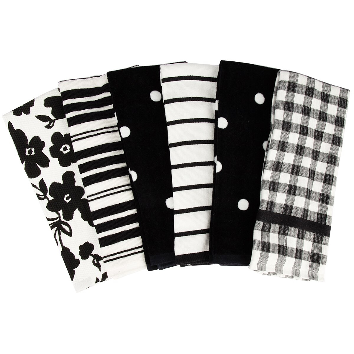 Kitchen Towels Cotton 6pk Black Costco Australia