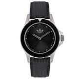 Adidas Originals Black Dial and Strap Expression One Watch AOFH23016