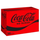 Coca-Cola No Sugar 36 x 375ml