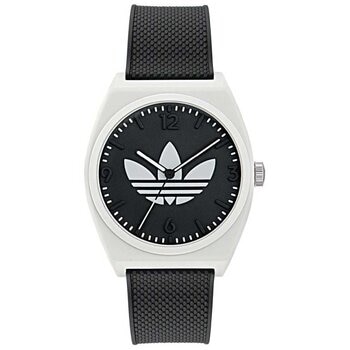 Adidas Originals Project Two Black Resin Strap Analogue Watch AOST23550