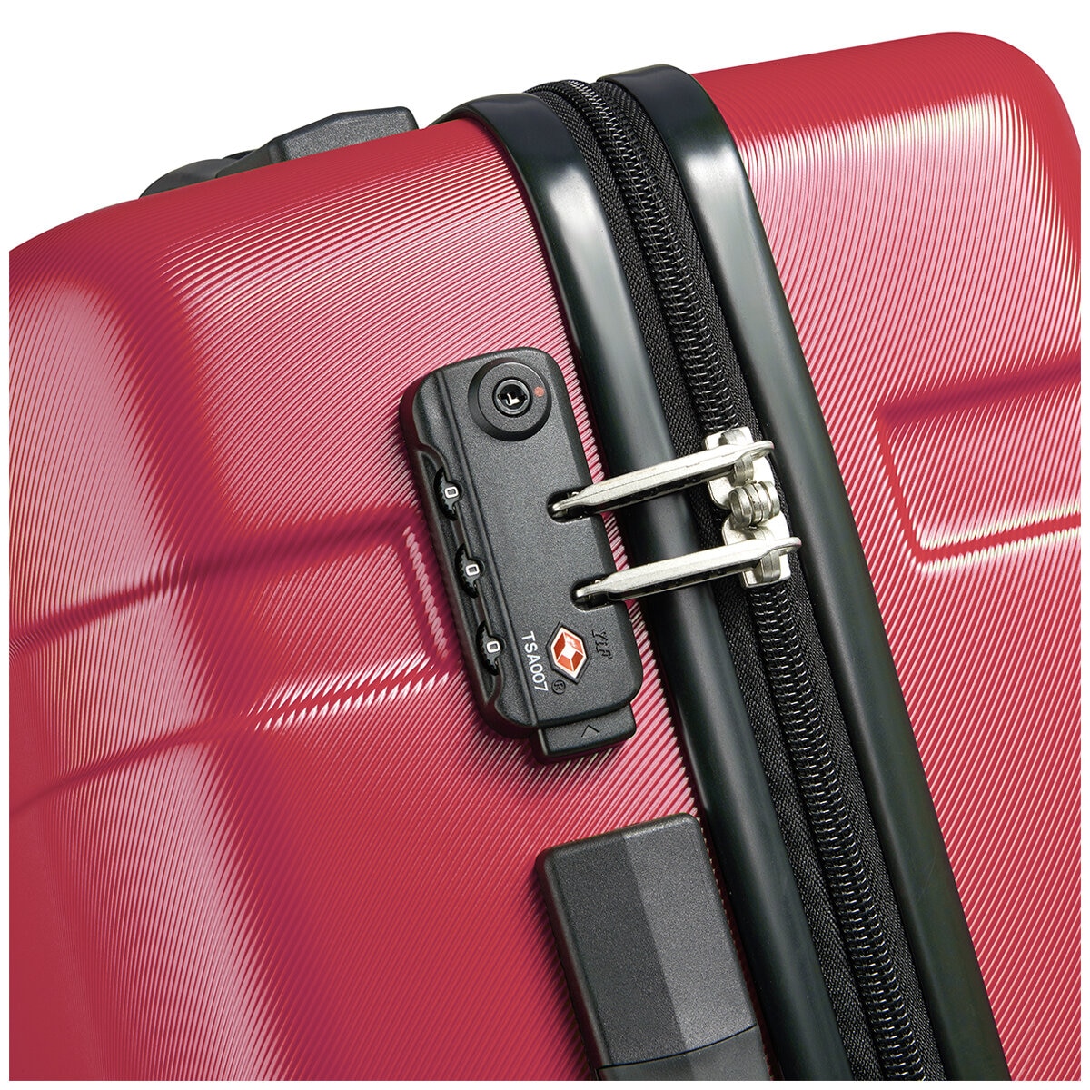 Delsey Benetton 3 Piece Luggage Set Red