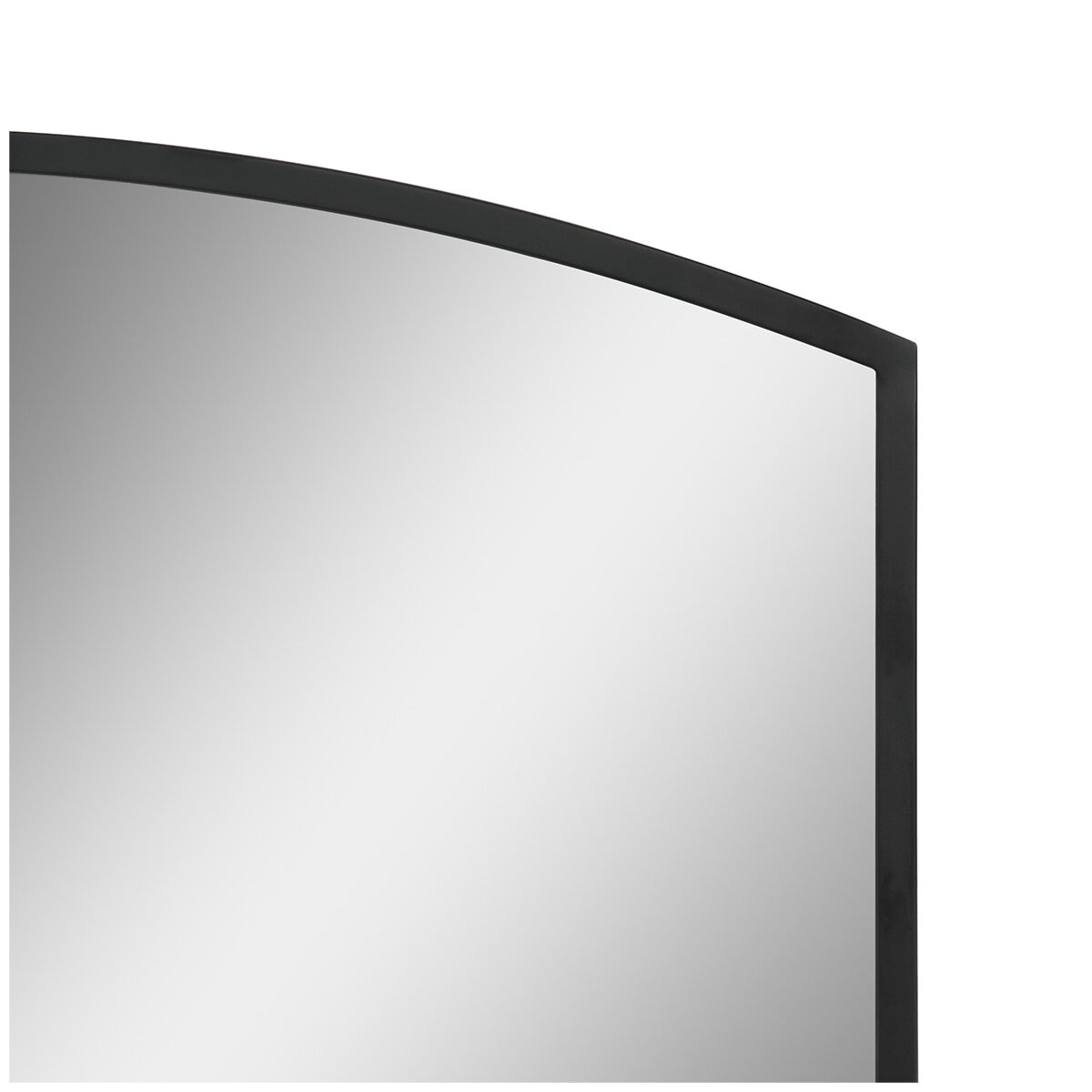 Life In Style Black Floor Mirror