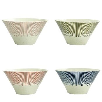 Mt. Fuji Donburi Bowl 4 Piece Set