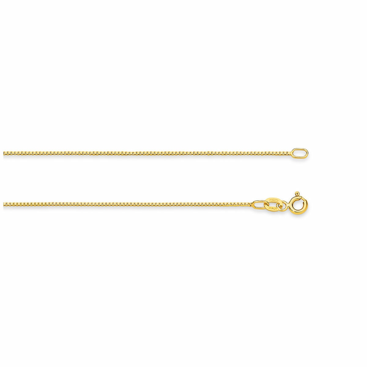 18KT Yellow Gold Box Chain