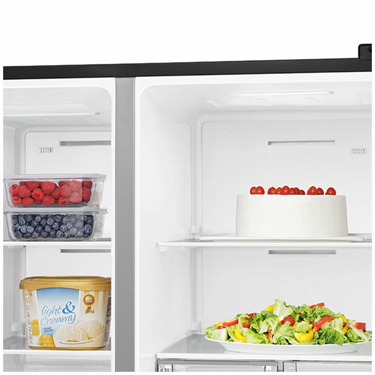 Hisense 632L Side By Side Fridge Black HRSBS633BW Hisense 632L Side By Side Fridge Black HRSBS633BW
