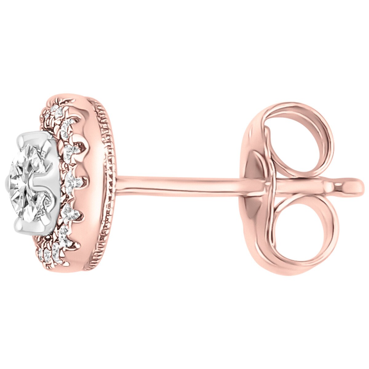 0.33ctw Diamond Earings with Halo