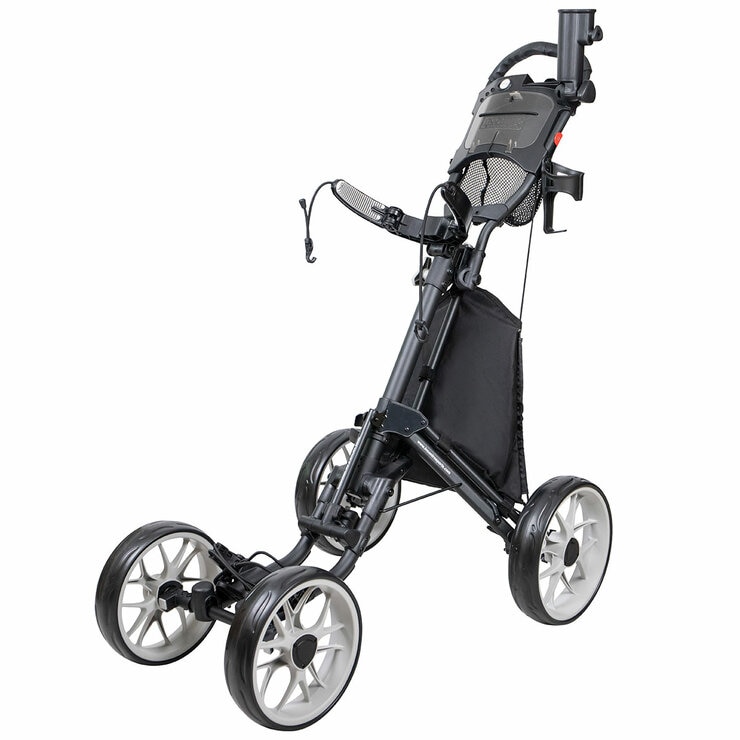 Incontro Sports CaddyCruiser One-Click Folding 4 Wheel Golf Push Carts