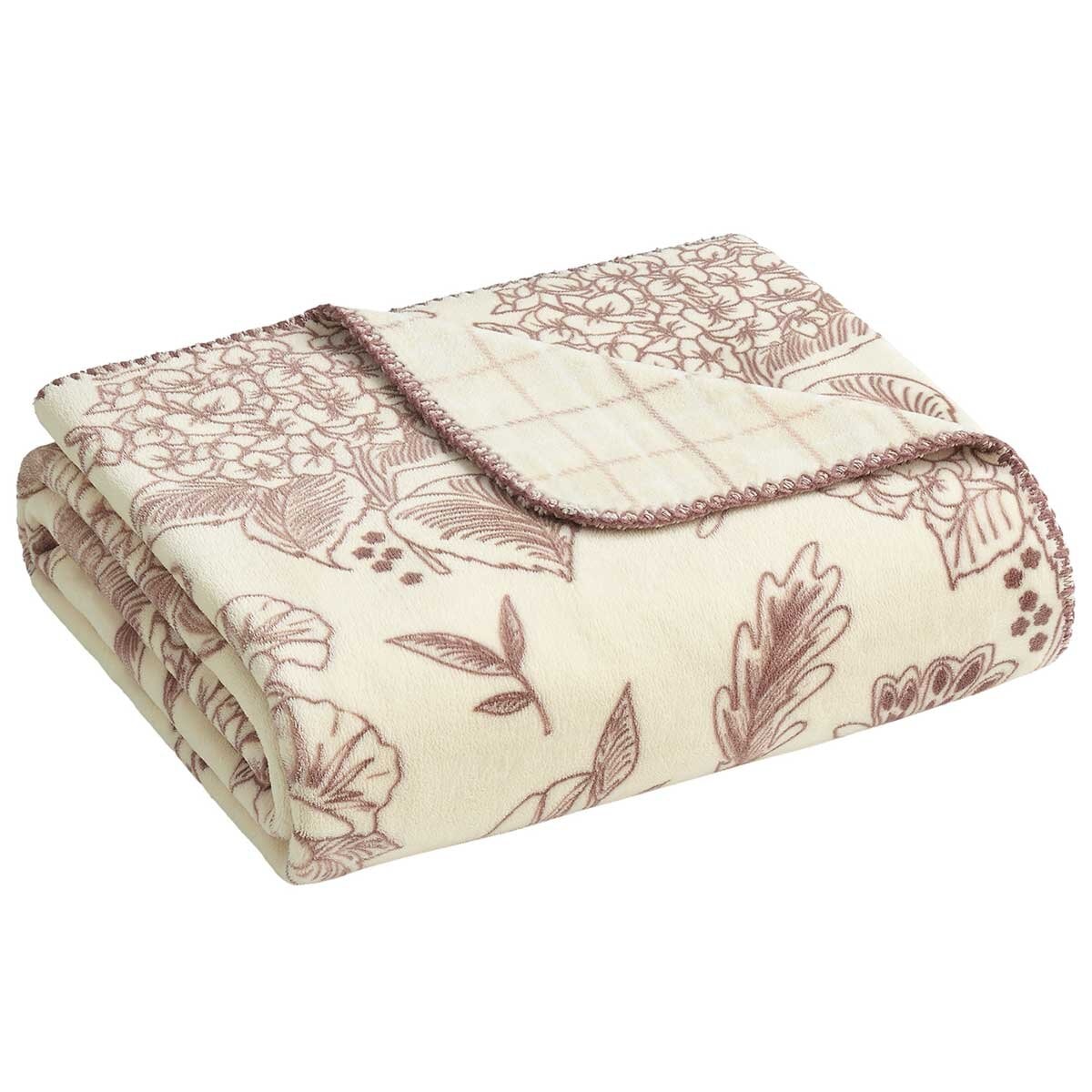 Casual Living Reversible Plush Throw 127 x 177cm Shelby