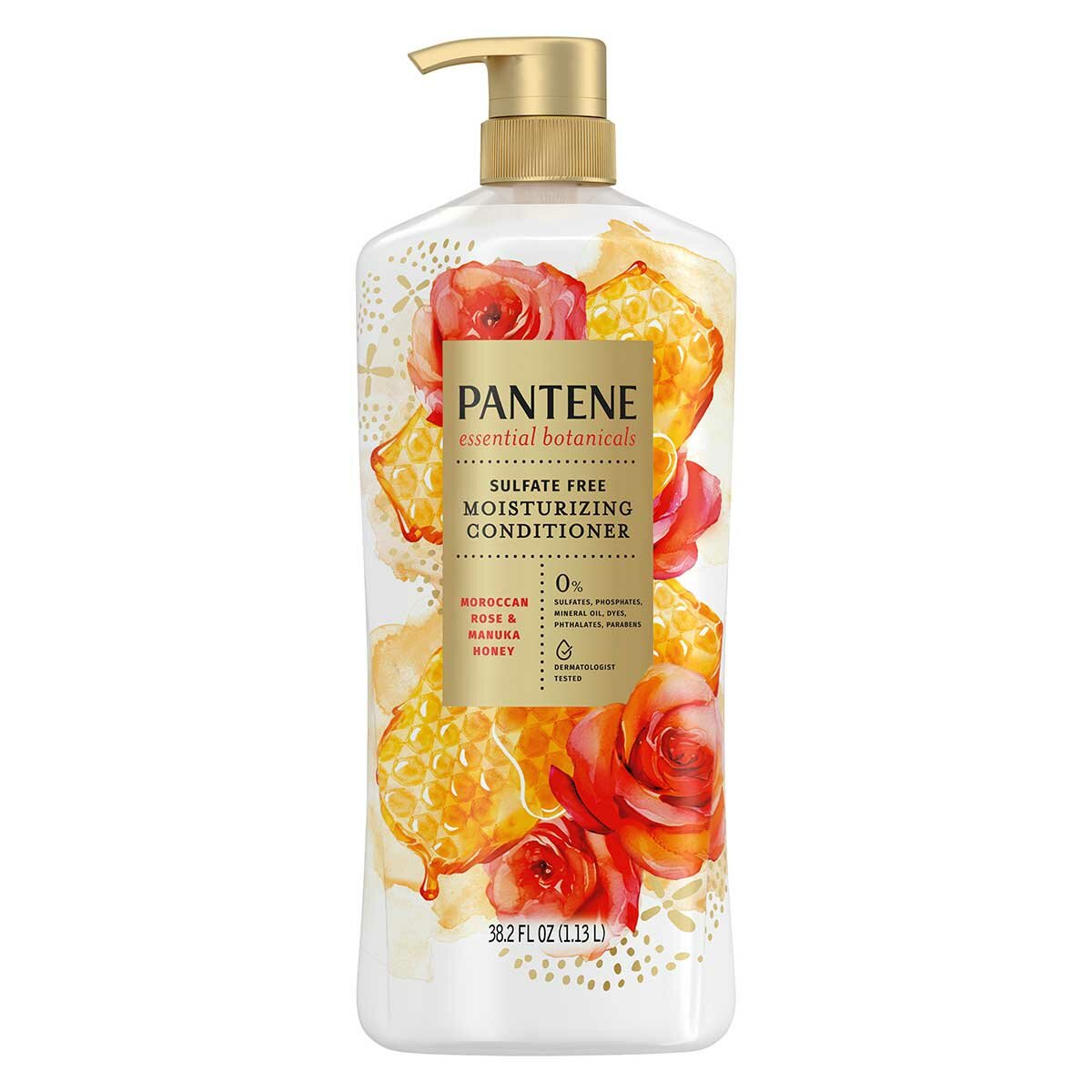 Pantene Essential Botanicals Shampoo Moroccan Rose Honey & Manuka 1.13L