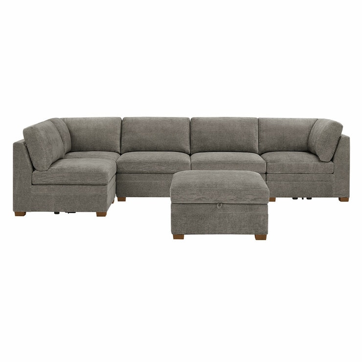 Thomasville 6PC Fabric Modular Sectional - start from no. 17 onwards/
