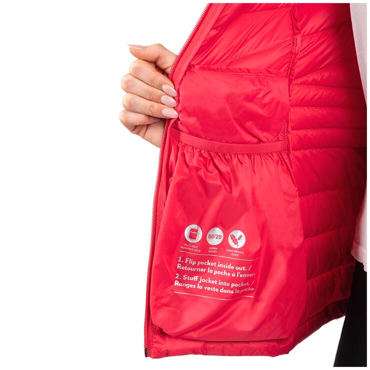 Paradox Women's Down Puffer Jacket Magenta