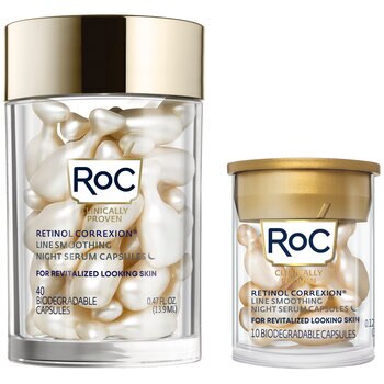 RoC Retinol Correxion Line Smoothing Night Serum Capsules 50ct