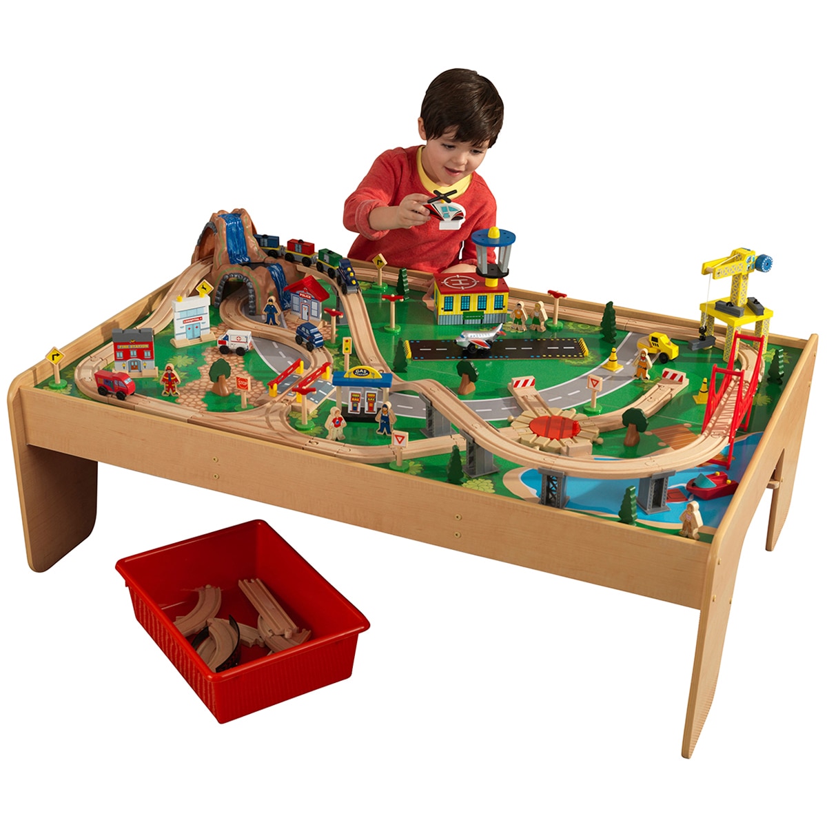 KidKraft Waterfall Mountain Train Set & Table Costco Australia