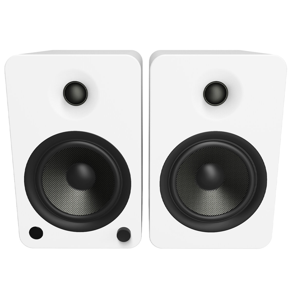 Kanto YU6 200W Powered Bookshelf Speakers Matte White KO-YU6MW-I