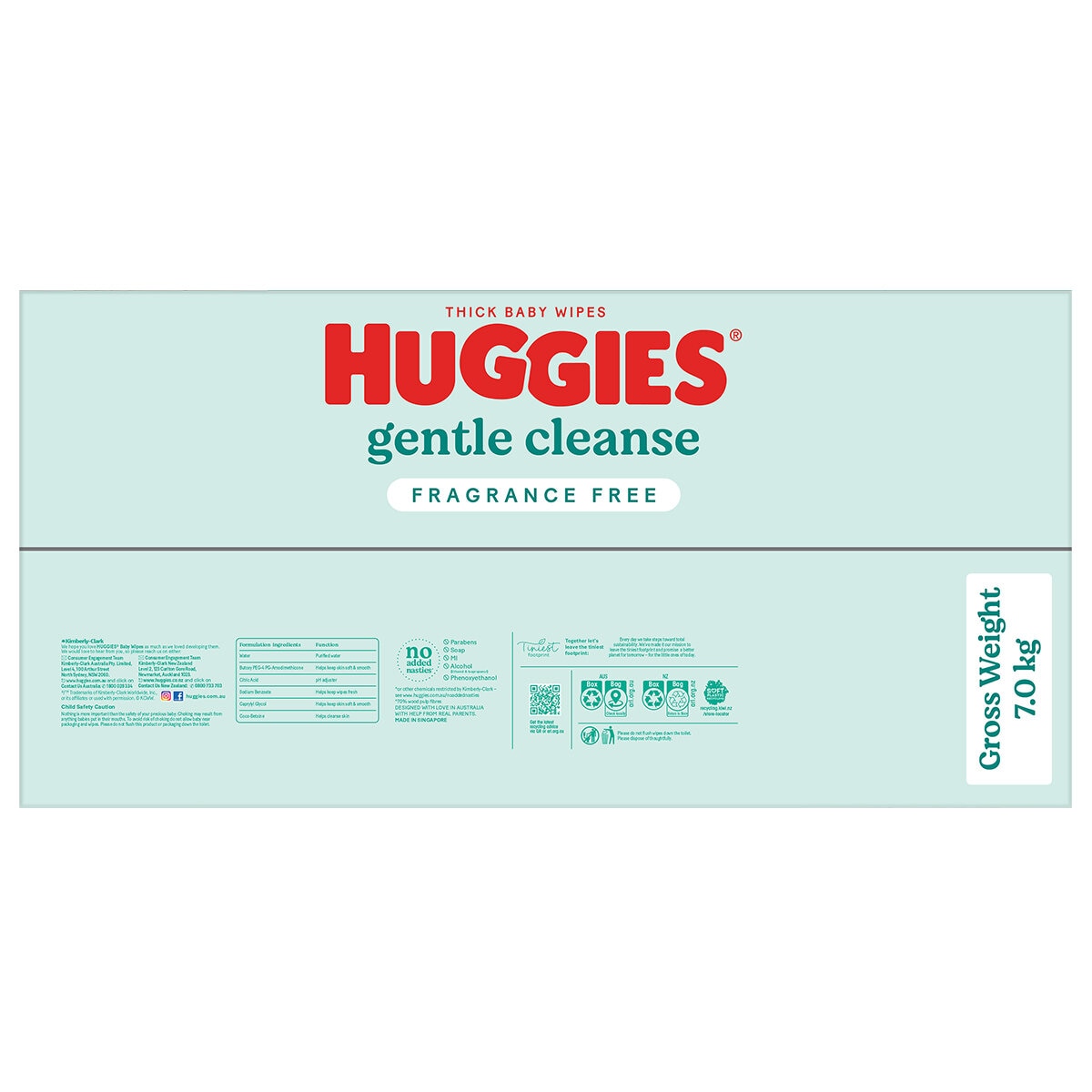 Huggies Fragrance Free Baby Wipes 24 x 80 Wipes 2 Pack