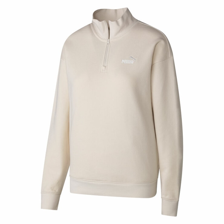 PUMA Women's ESS NO.1 Logo Half-Zip Top