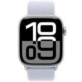 Apple Watch Series 10 GPS 42mm Silver Aluminium Case with Blue Cloud Sport Loop