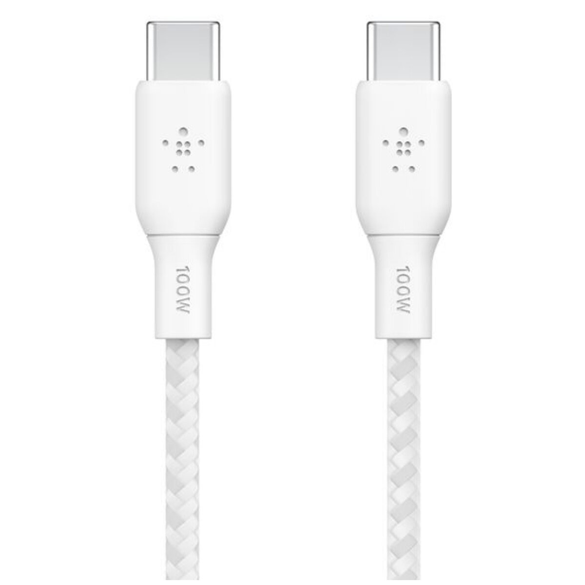 Belkin BoostCharge Braided USB-C to USB-C Cable 2m White CAB014BT2MWH