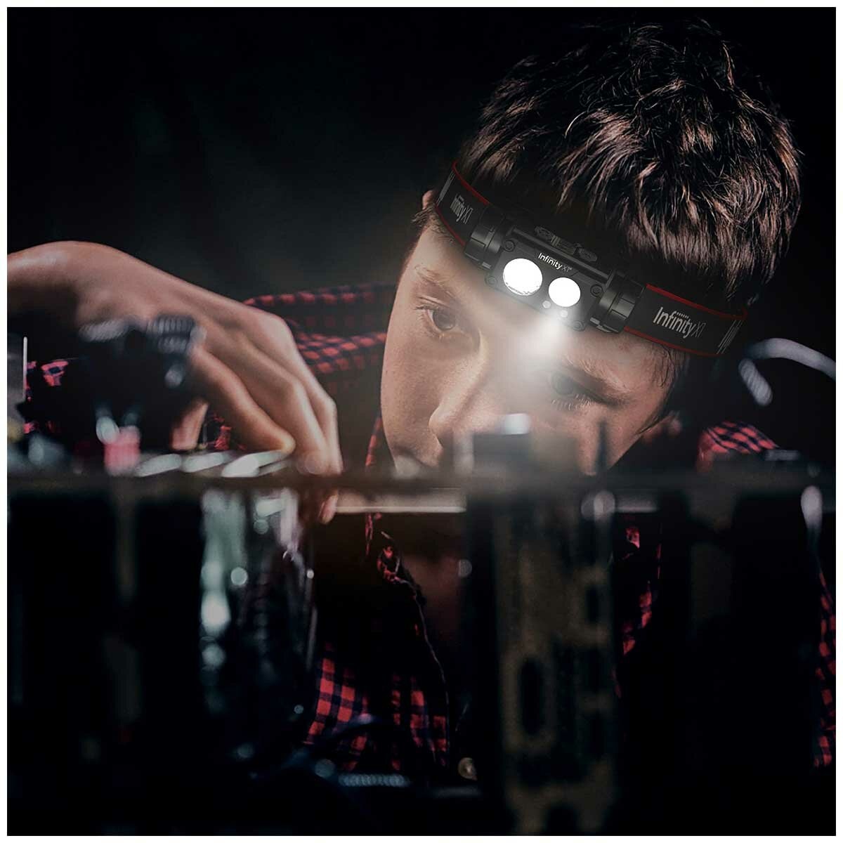 Infinity X1 LED Headlamps 1500L 3Pk