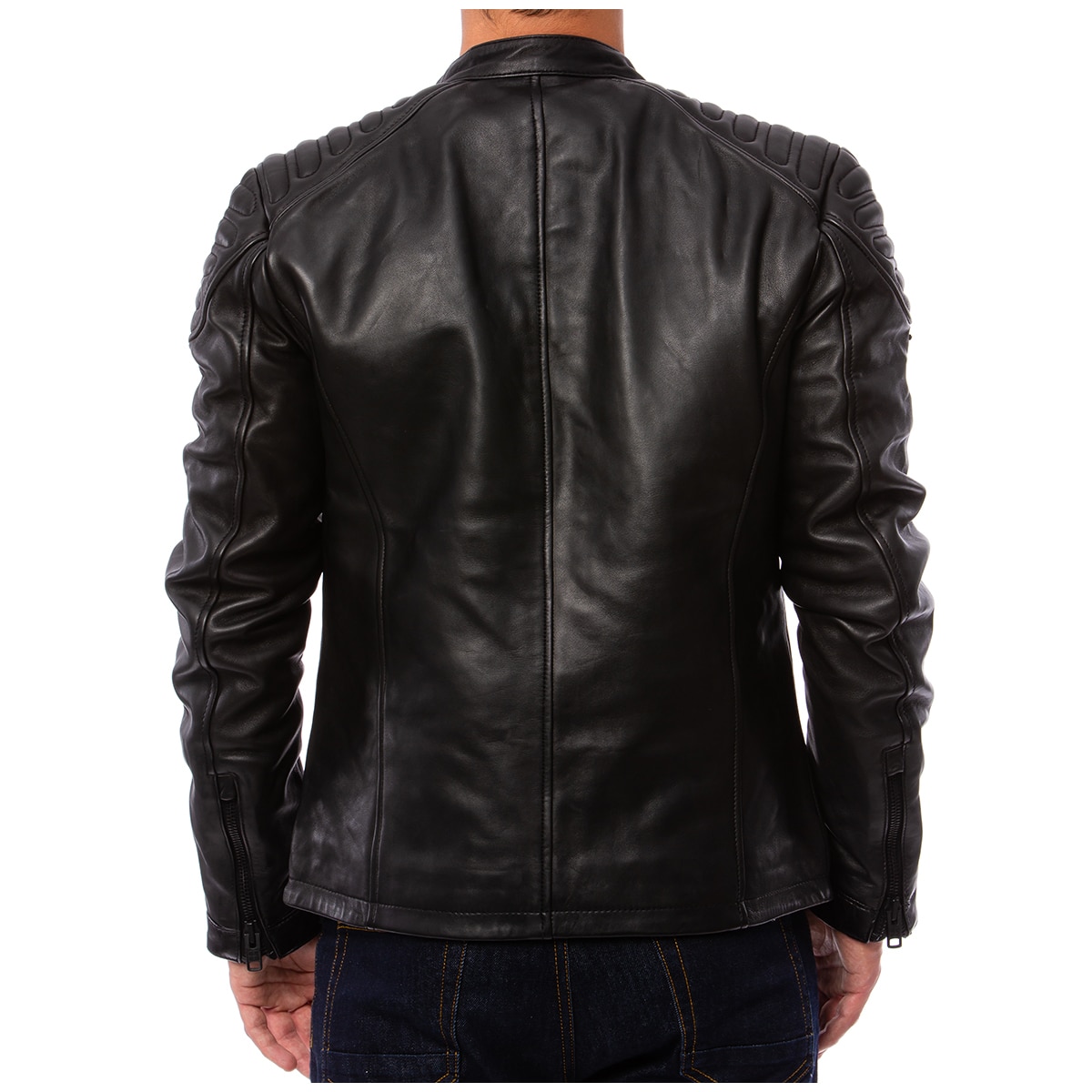 SuperDry Leather Jacket - Black