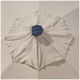 SunVilla Tan LED Market Umbrella 3M