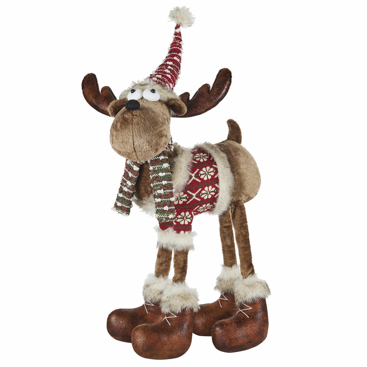 Standing Moose 86.3cm Holiday Statue