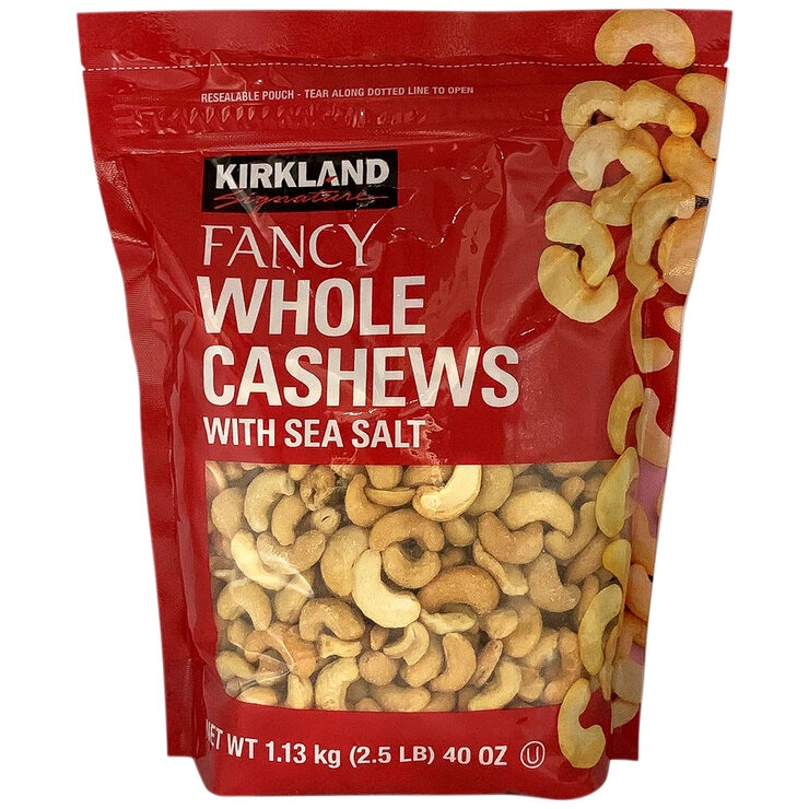 Kirkland Signature Fancy Whole Cashews 1.13kg Kirkland Signature Fancy Whole Cashews 1.13kg