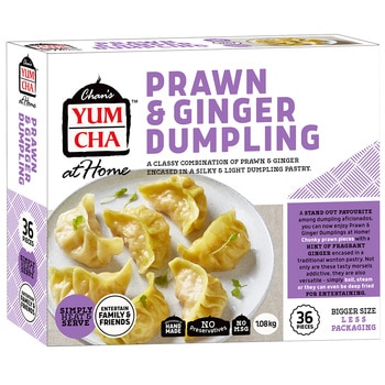Chan's Yum Cha At Home Prawn & Ginger Dumplings 1.08kg