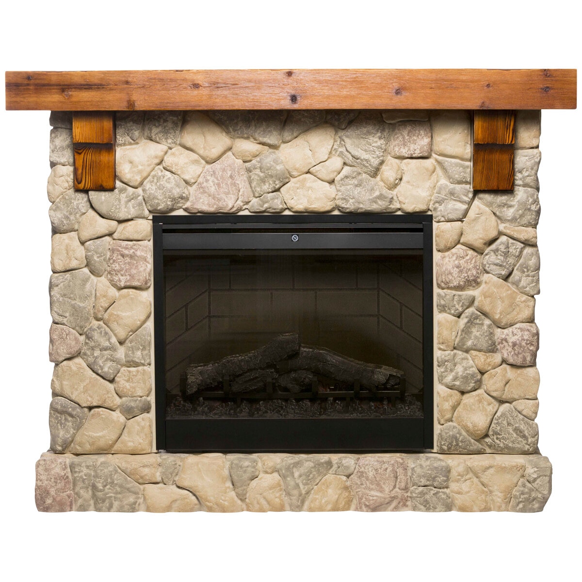 Dimplex 2kW Fieldstone Mantle with LED Firebox