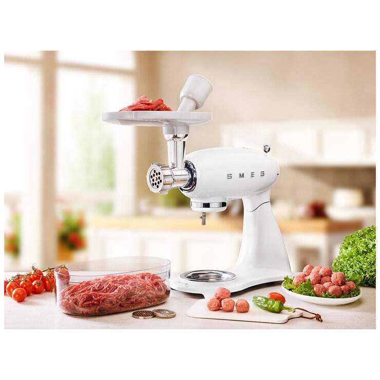 Smeg 50's Style Stand Mixer White SMF03WHAU