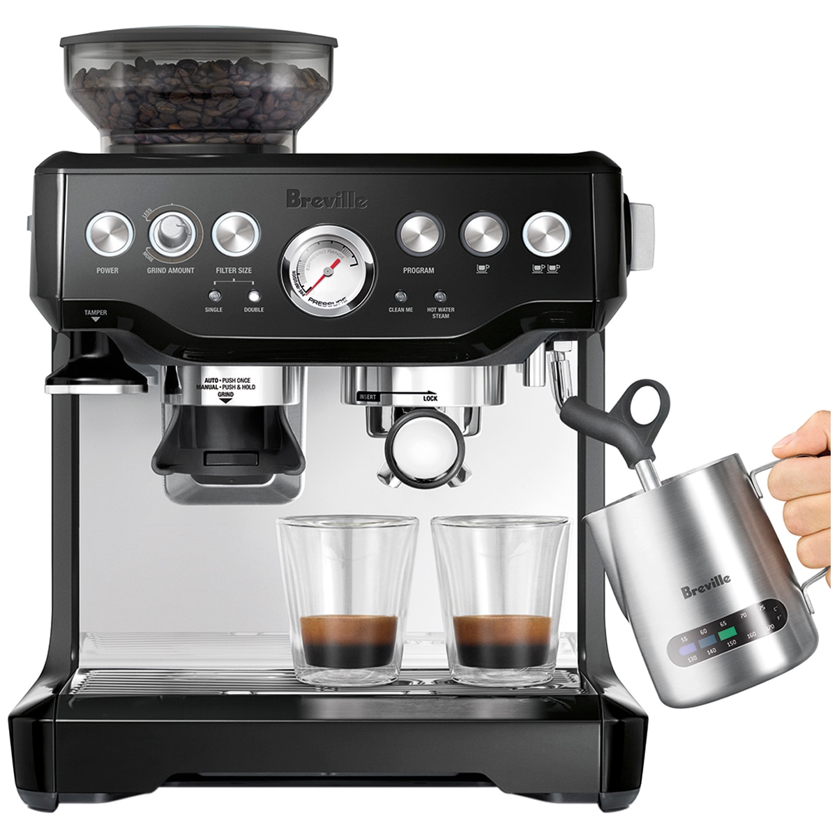 Breville Barista Express Coffee Machine - Black