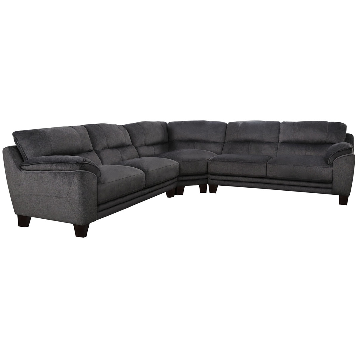 Abbyson Monaco Fabric Sectional Sofa 3pc Costco Australia