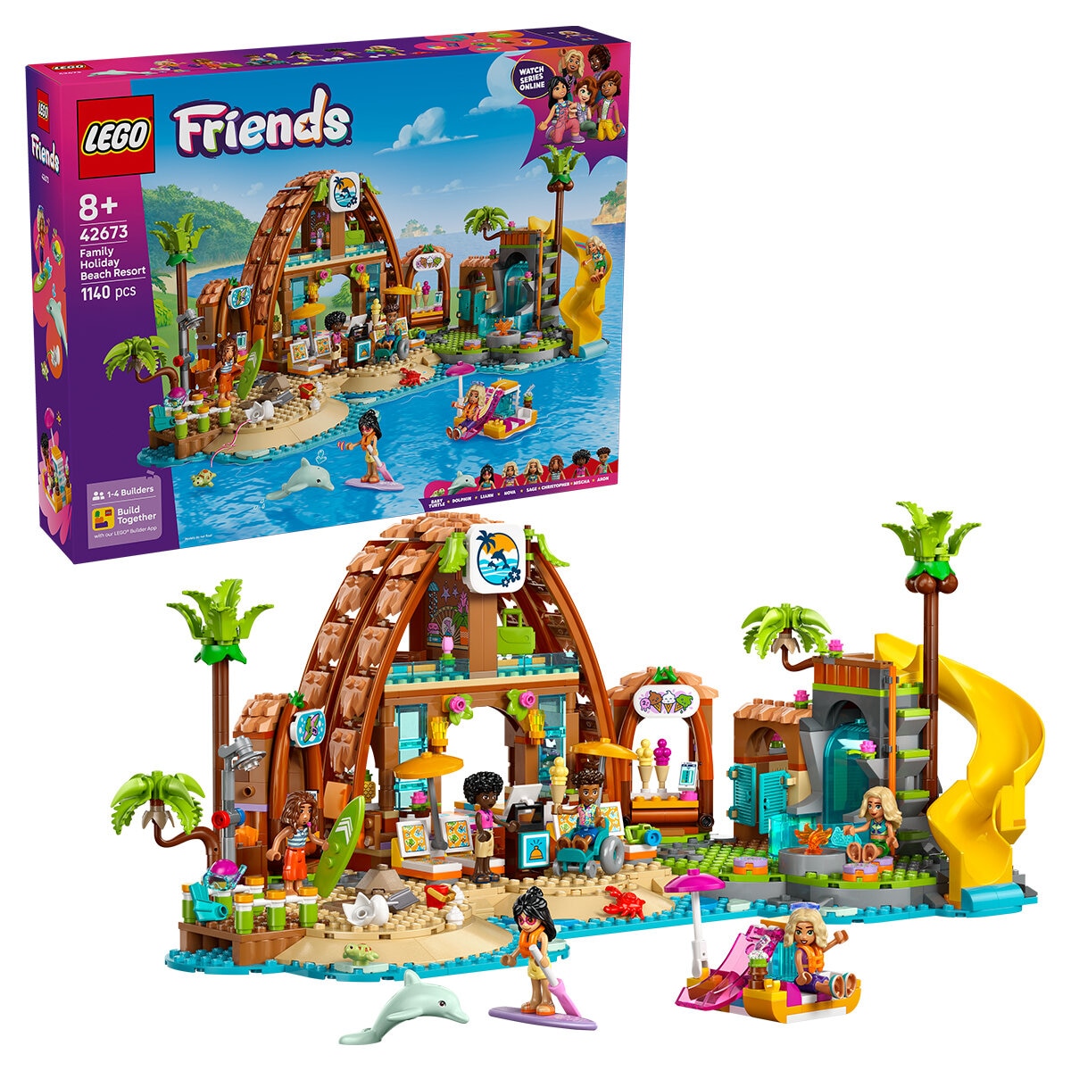 LEGO Friends Family Vacation Beach Resort 42673