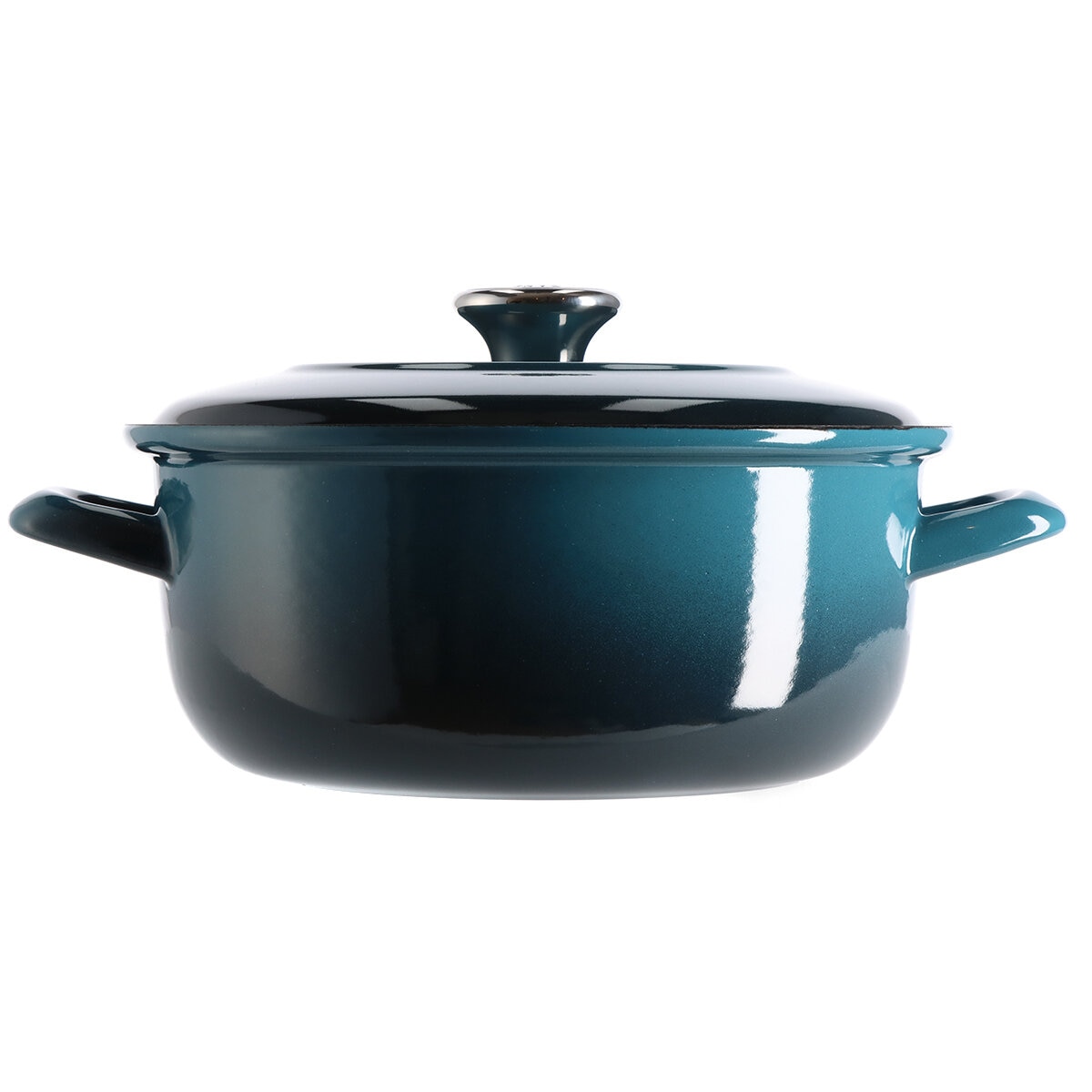 Merton & Storck Enameled Iron Dutch Oven 5L Petrol