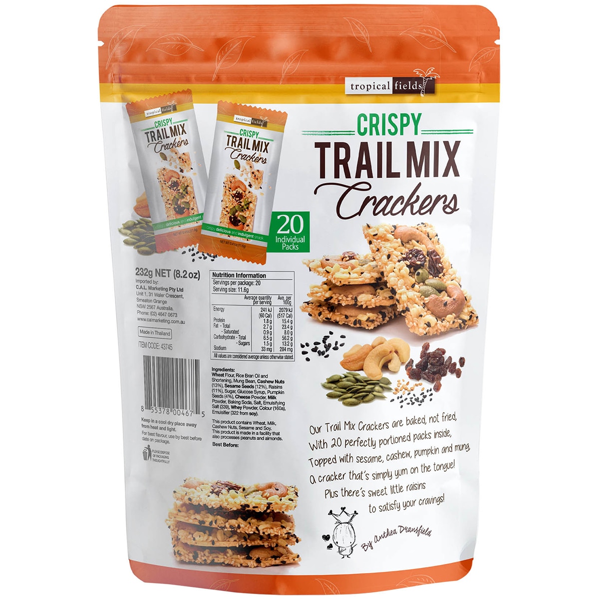 In Season Trail Mix Crackers 232g