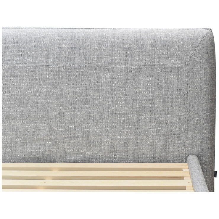 Moran Ora King Bedhead with Encasement and Slats Steel