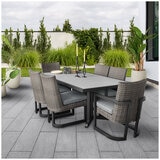 Agio Luna 7 Piece Woven Dining Set