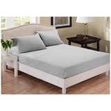 Bdirect Park Avenue 1000 Thread count Cotton Blend Combo Sets - King - Silver